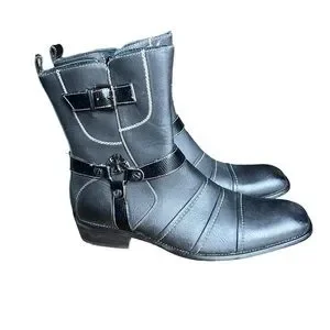 Delli Aldo | Shoes | Delli Aldo Black Classic Rocker Boots  display picture 3